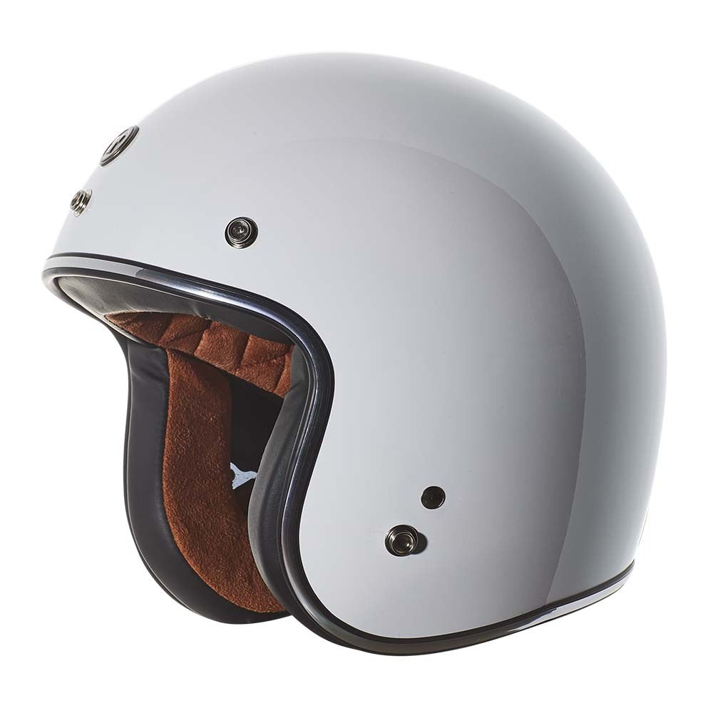 TORC T-50 3/4 Open Face Retro Helmet Gloss White|TORC