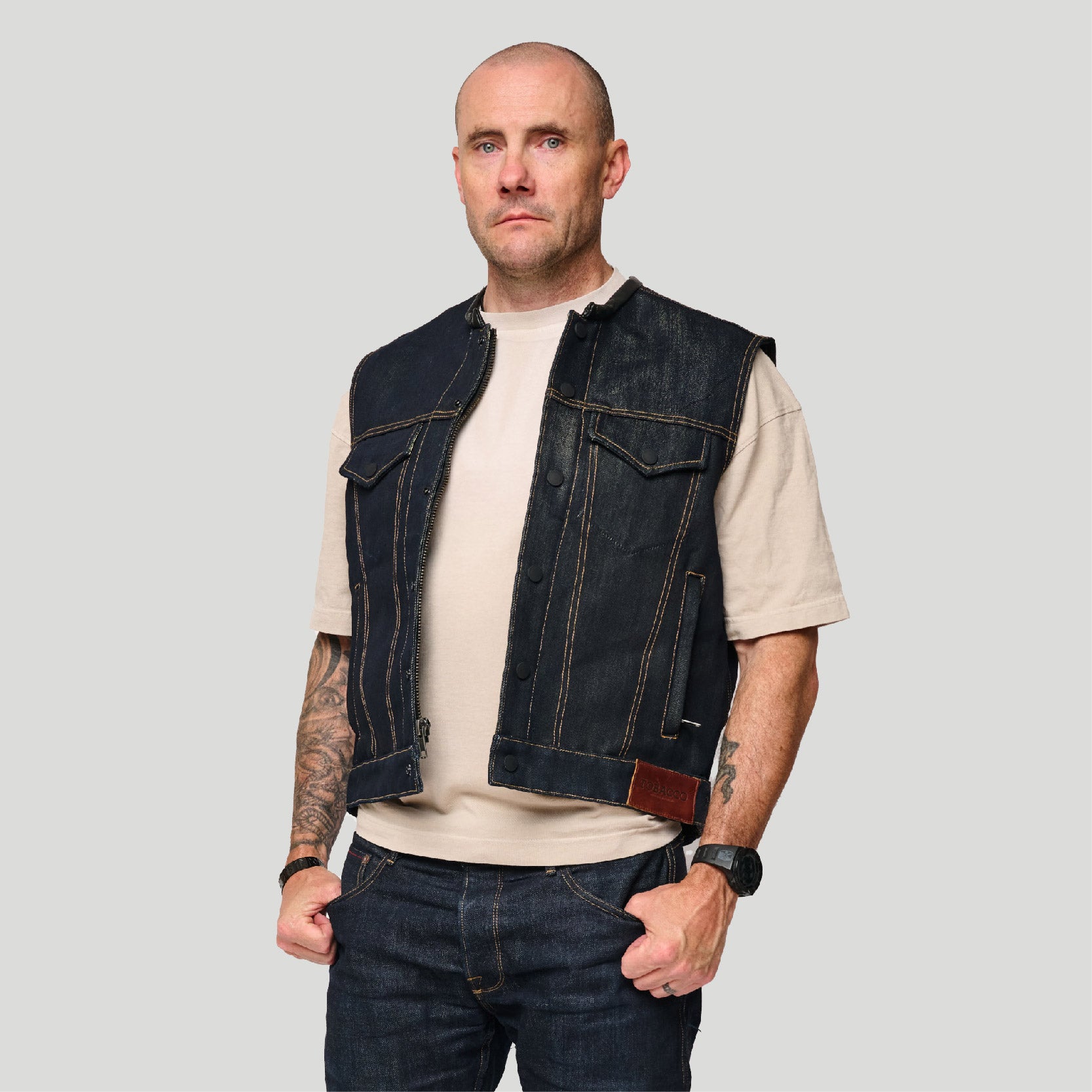 Dark Horse Vest - Indigo