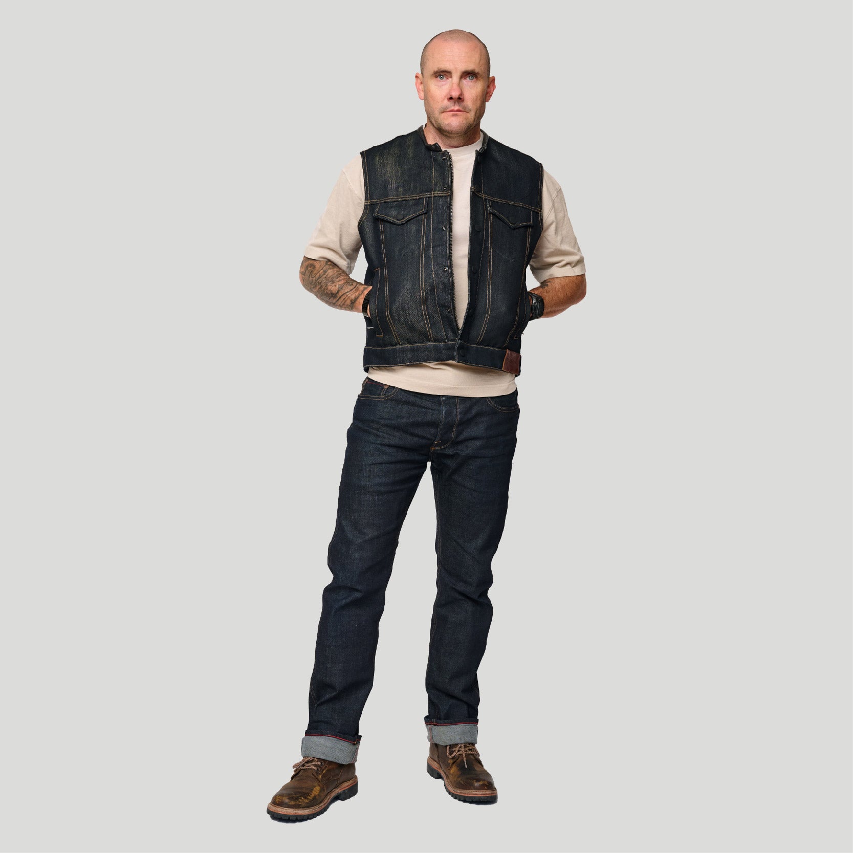 Dark Horse Vest - Indigo