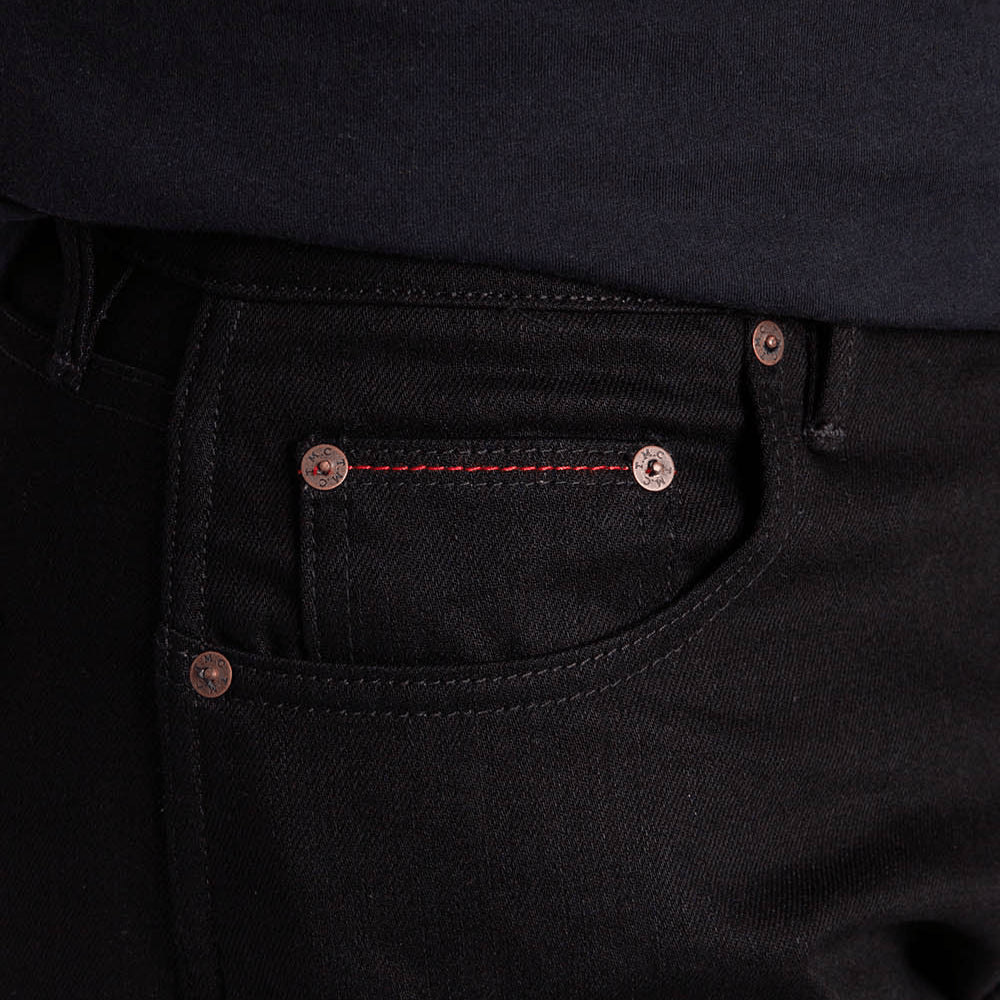 Caballo Relaxed Fit Riding Jeans - Black