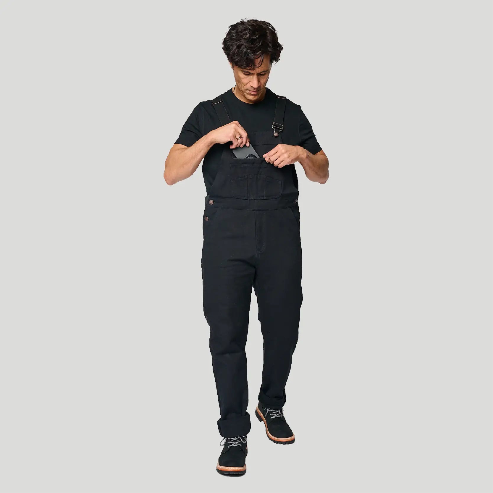 Men's Boondocks Moto Overalls - Black