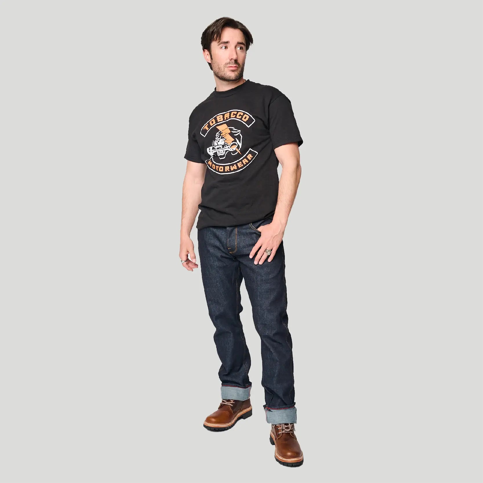 Tobacco Motorwear Panther T-Shirt