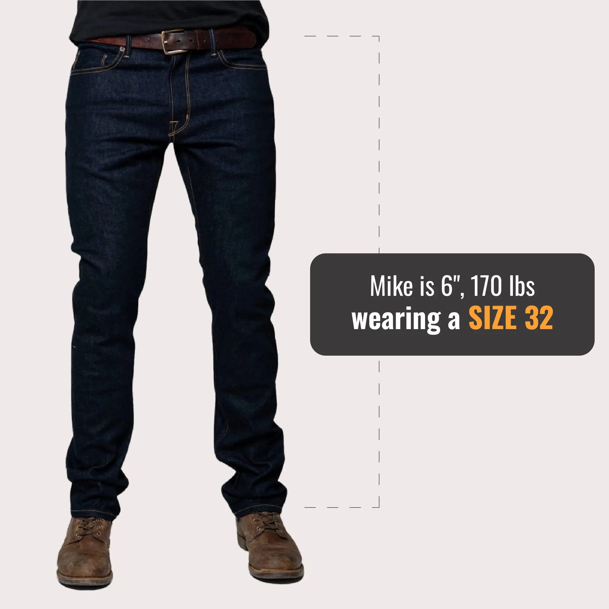 Ironsides Black - Armored Jeans