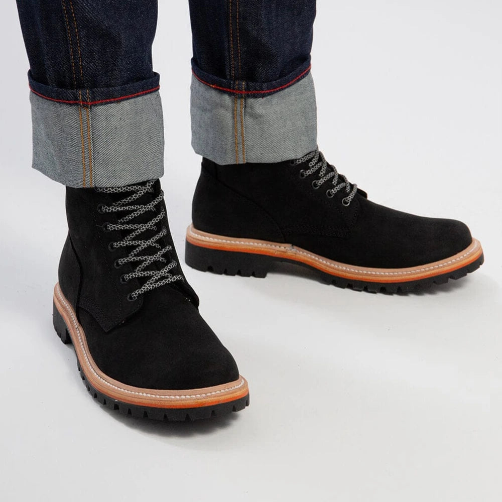 men's tobacco boots Bruin-Patriot Barefoot Boot Shrunken Bison Made in 9 Mens / Kangaroo