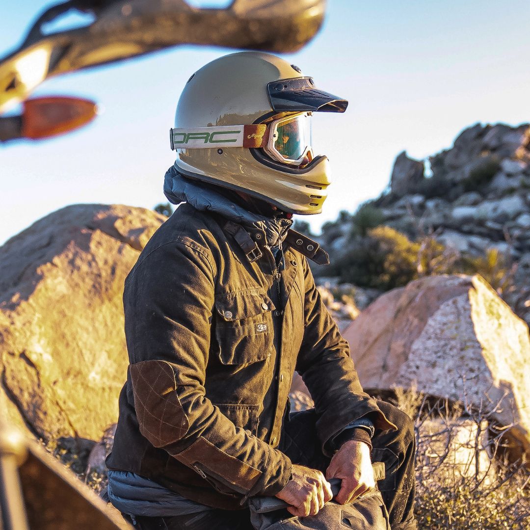 Baja Helmet - Gloss White