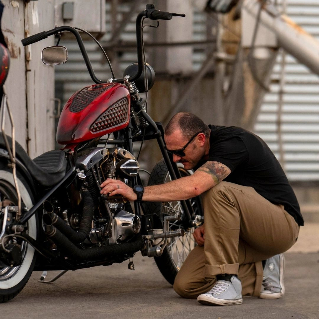 tobacco motorcycle Tobacco Chinos Riding Pants tobacco motorcycle Tobacco Chinos Riding Pants