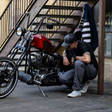 Tobacco Chinos Riding Pants - Gray