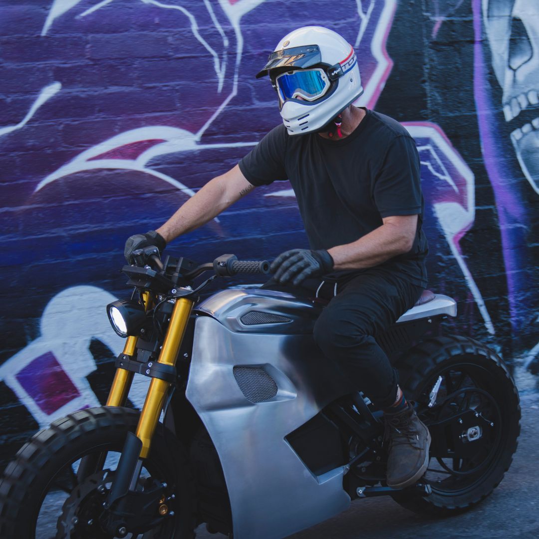 Baja Helmet - Gloss White