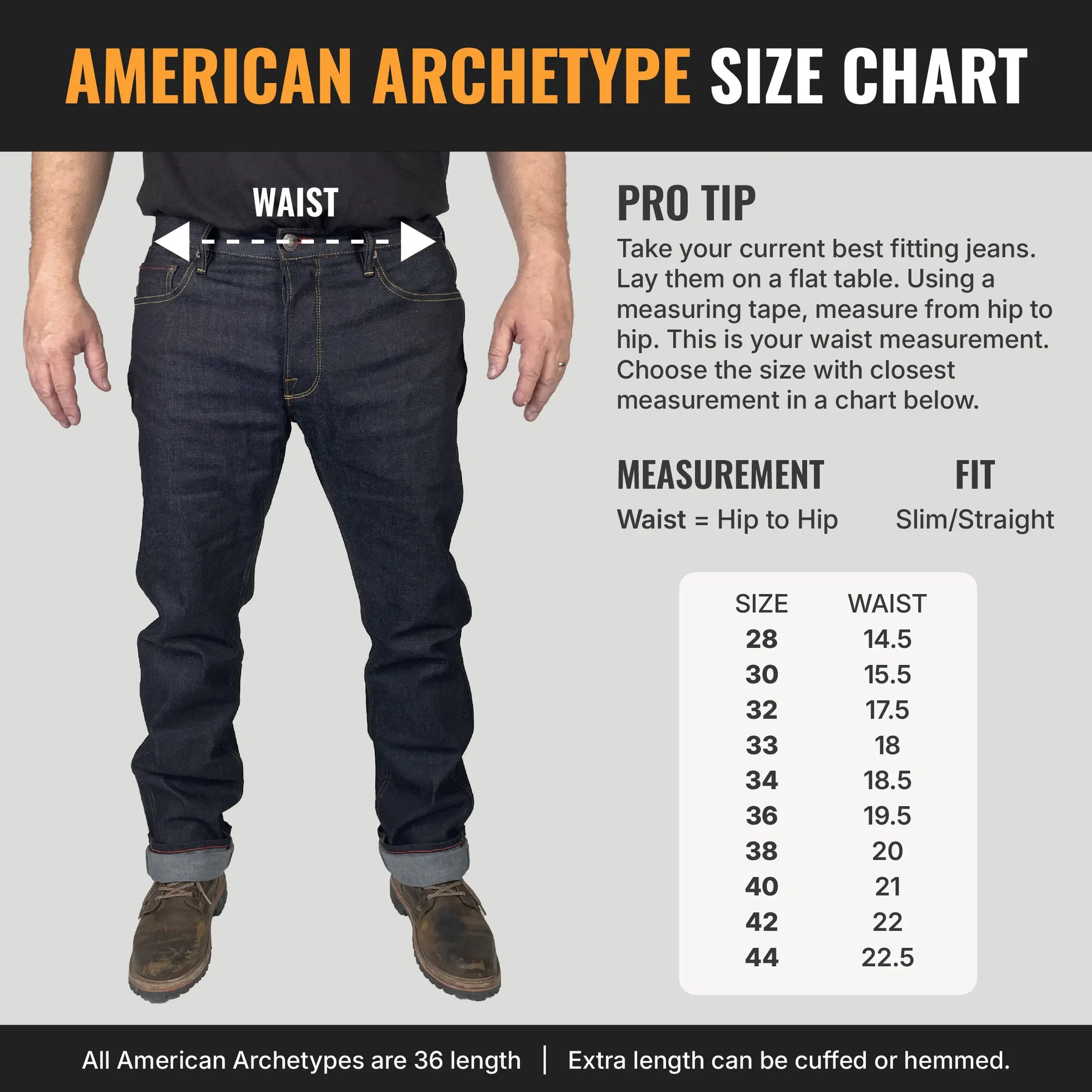 American Archetype Straight Fit Riding Jeans