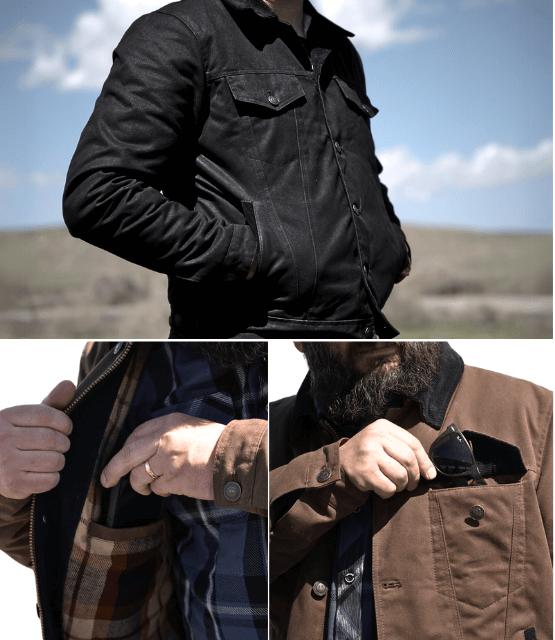 Canvas motorcycle jacket hot sale