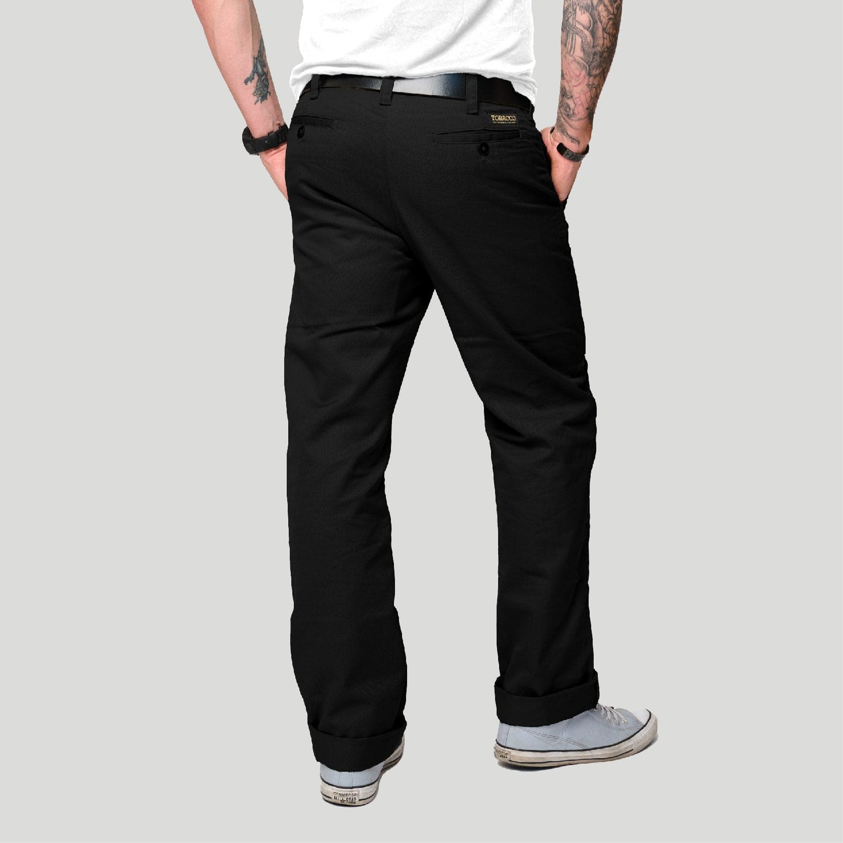 Tobacco Chinos Riding Pants - Black – Tobacco Motorwear