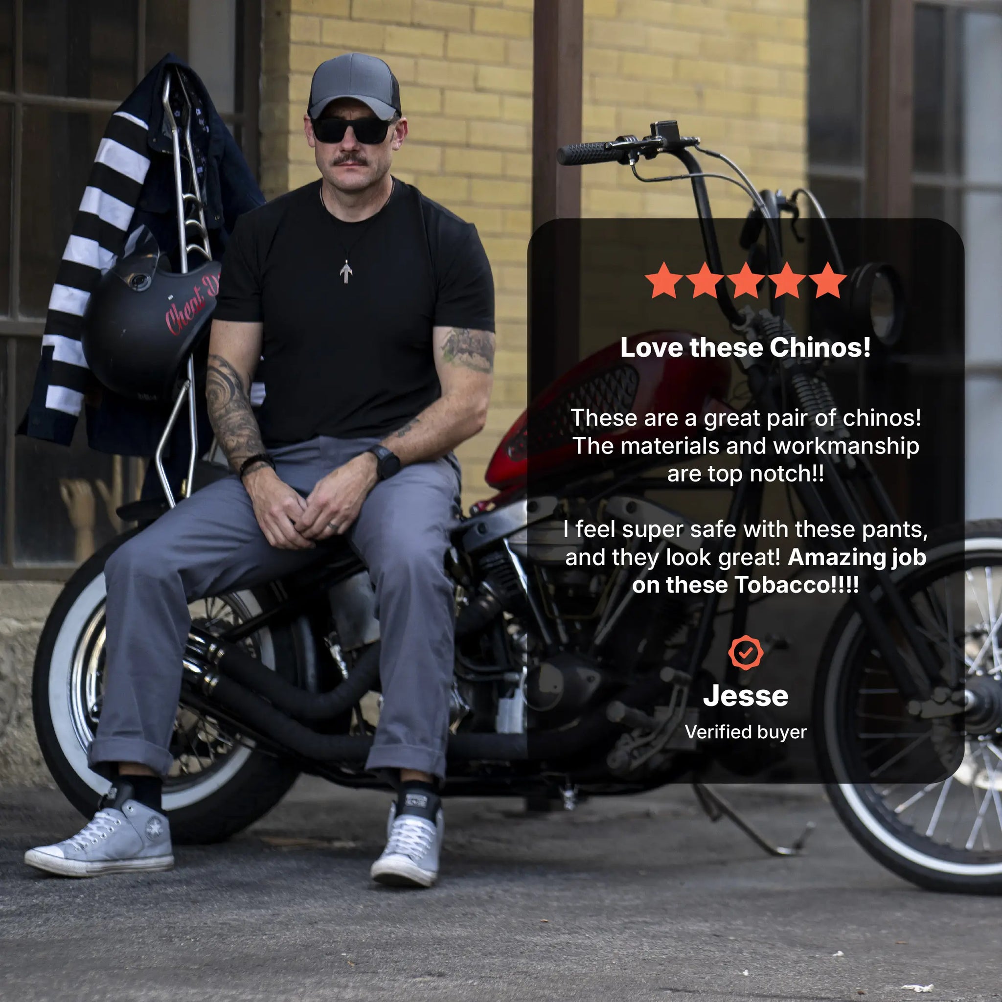 Tobacco Chinos Riding Pants - Gray