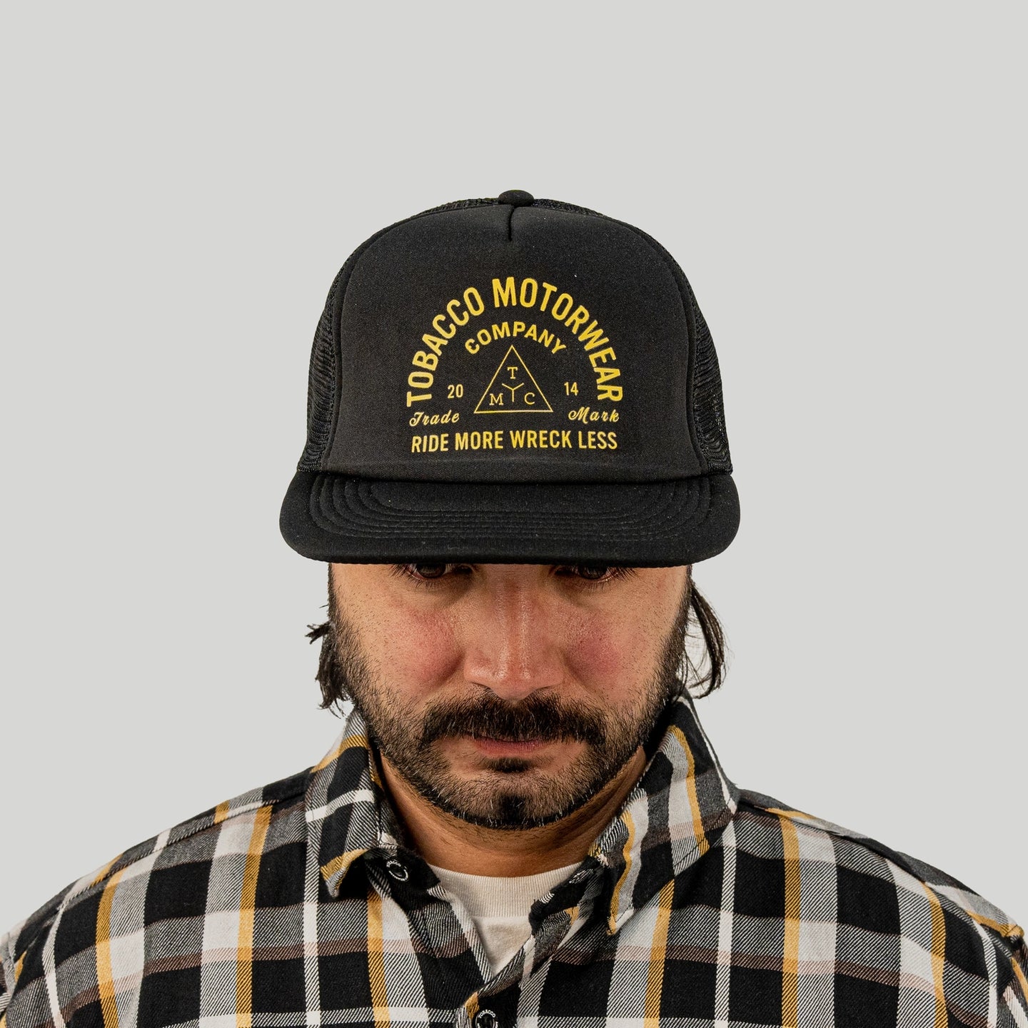 Tobacco Trademark Trucker Hat - Black