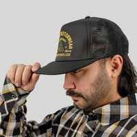 Tobacco Trademark Trucker Hat - Black