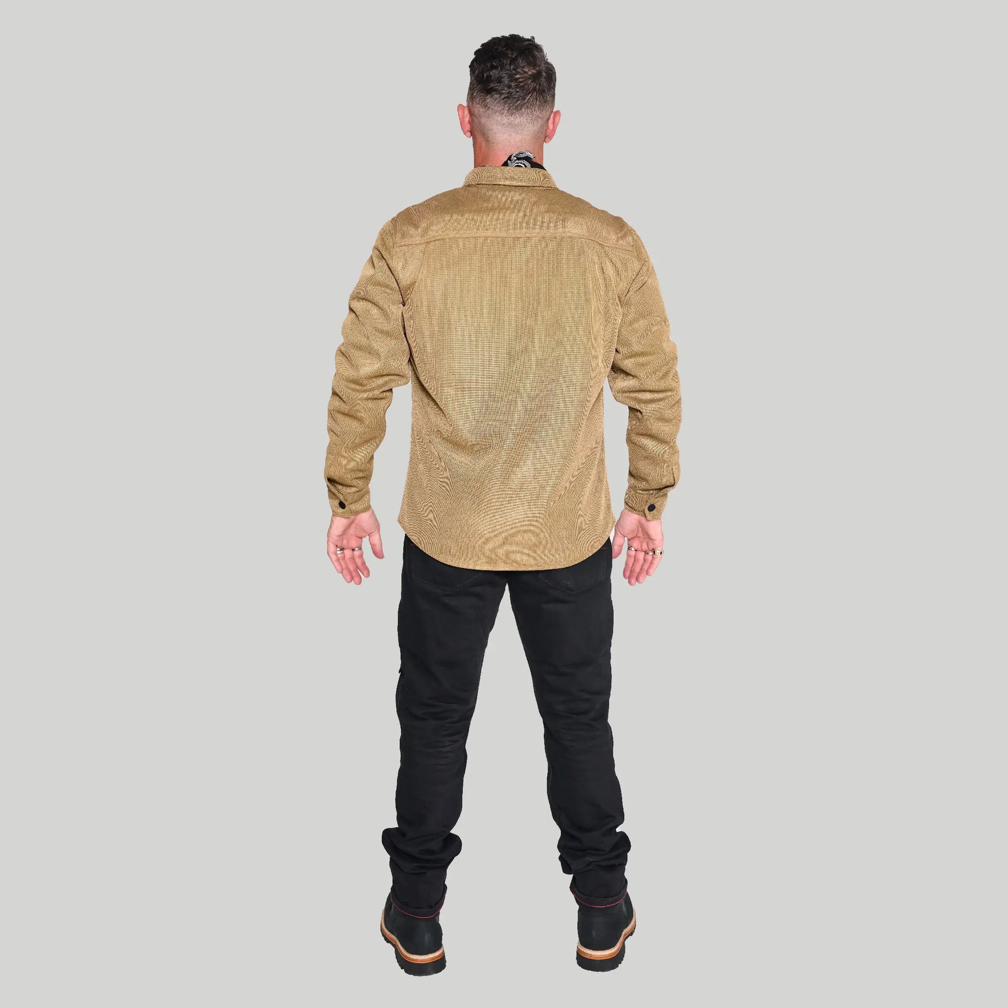 Deep South California Riding Shirt - Tan (Mesh)
