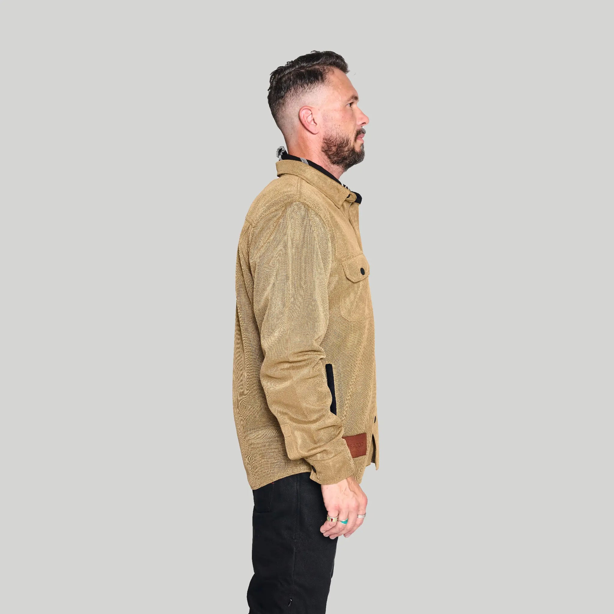 Deep South California Riding Shirt - Tan (Mesh)