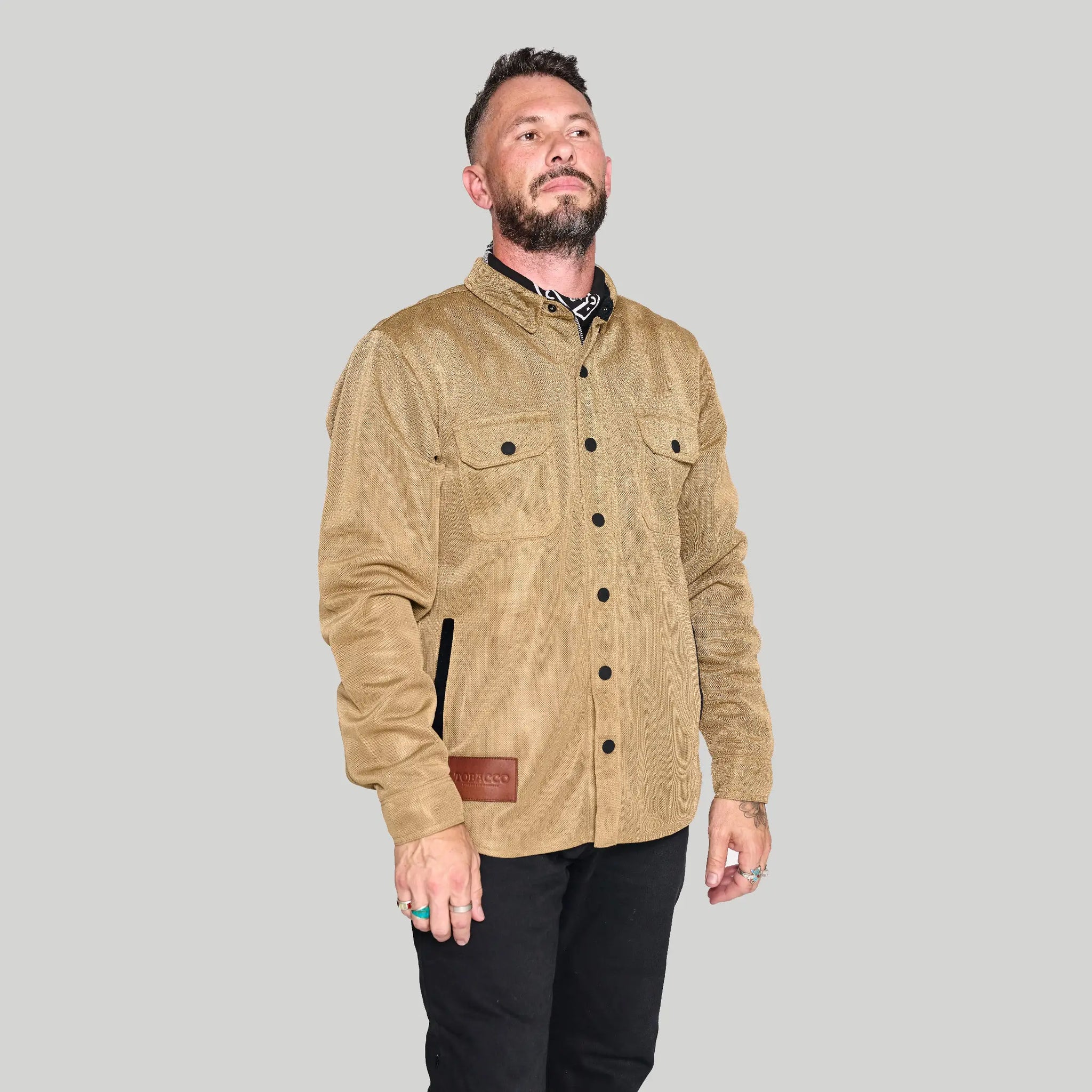 Deep South California Riding Shirt - Tan (Mesh)