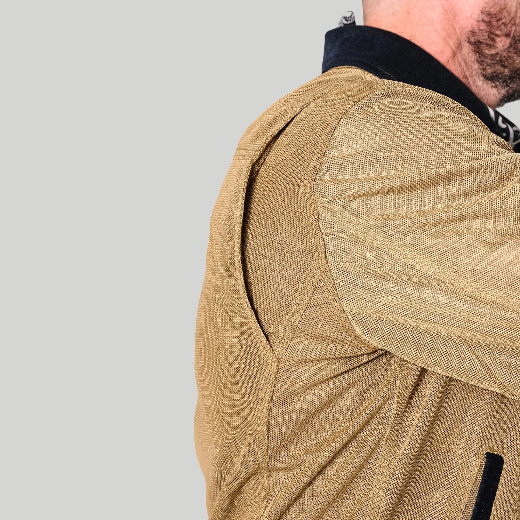 Deep South Trucker Jacket - Tan (Mesh)