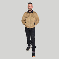 Deep South Trucker Jacket - Tan (Mesh)