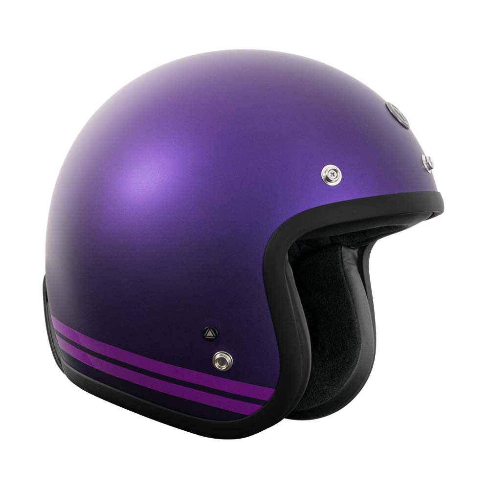 TORC Del Mar Helmet - Cali Iridescent Purple – Tobacco Motorwear
