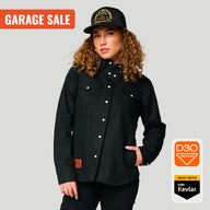 Garage Sale: Riveter Riding Shirt - Black Herringbone