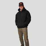 Empire Deep Hood Hoodie - Black