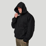 Empire Deep Hood Hoodie - Black