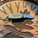 Tobacco Leaf EDC Pendant