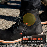 Tobacco Maverick Boots - Matte Black