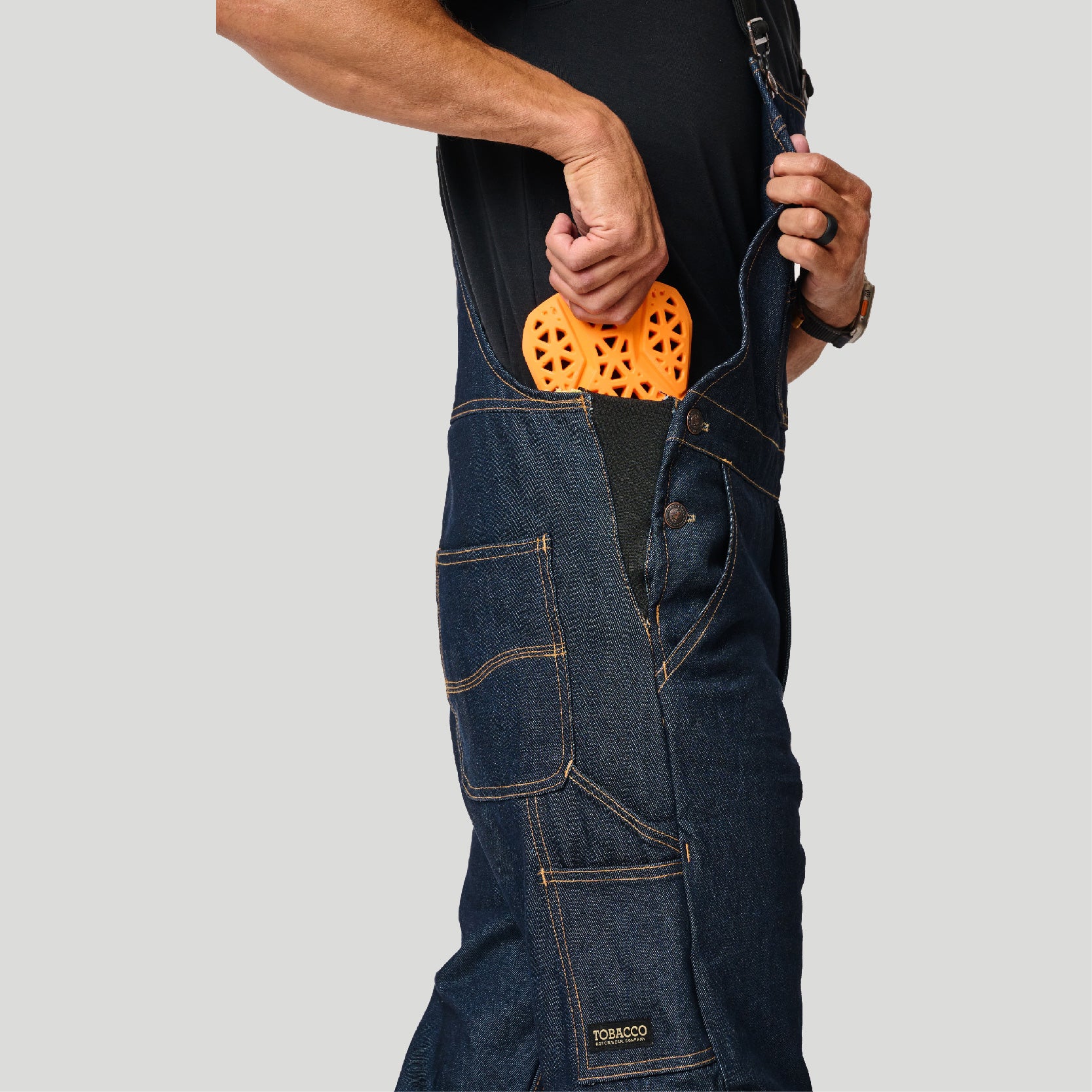 Men's Motorcycle Riding Overalls Kevlar Motorcycle Pants with