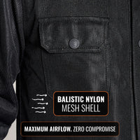 Deep South California Riding Shirt - Carbon (Mesh)