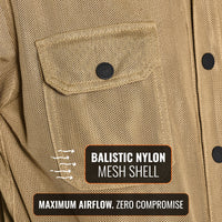 Deep South California Riding Shirt - Tan (Mesh)