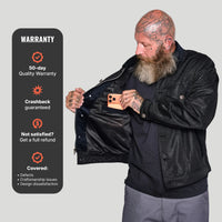 Deep South Trucker Jacket - Carbon (Mesh)