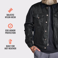 Deep South Trucker Jacket - Carbon (Mesh)