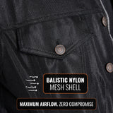 Deep South Trucker Jacket - Carbon (Mesh)
