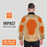 Deep South Trucker Jacket - Tan (Mesh)