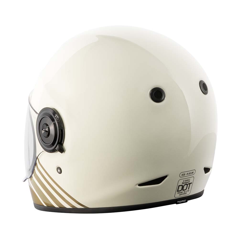 TORC Newport Helmet - Breakers Cream – Tobacco Motorwear