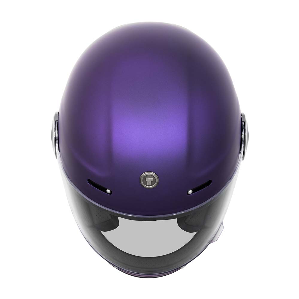 dark purple motorcycle helmet TORC Newport Helmet - Cali Purple