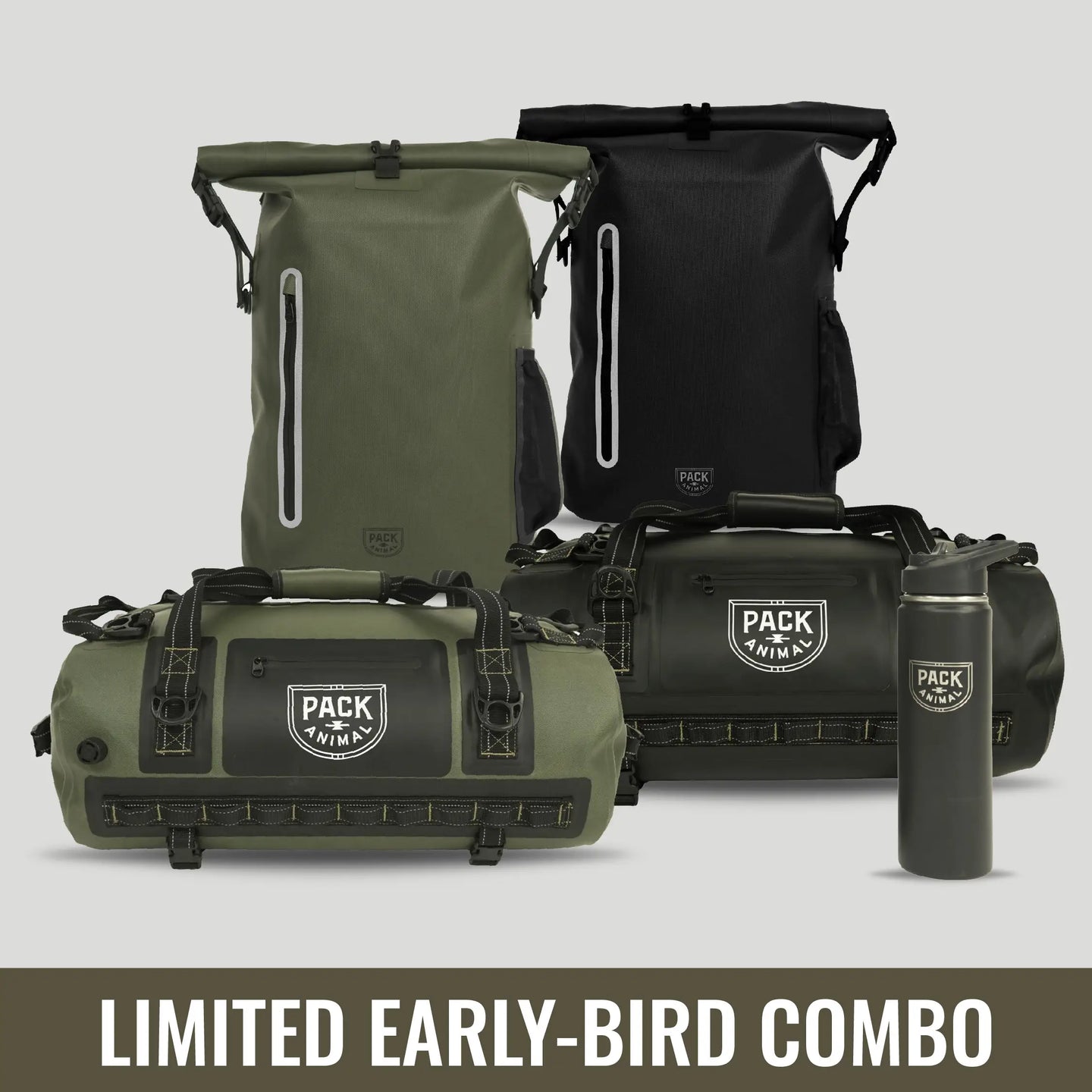 Limited Early-Bird Combo: 2 BAGS + FREE WATER BOTTLE