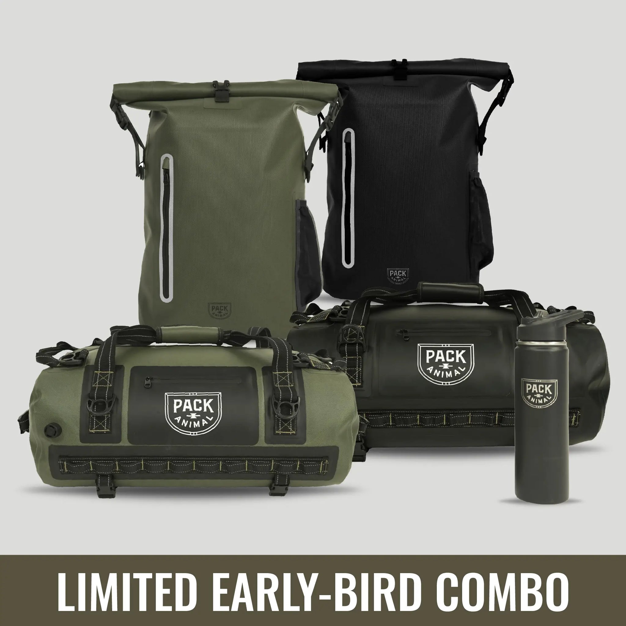 Limited Early-Bird Combo: 2 BAGS + FREE WATER BOTTLE