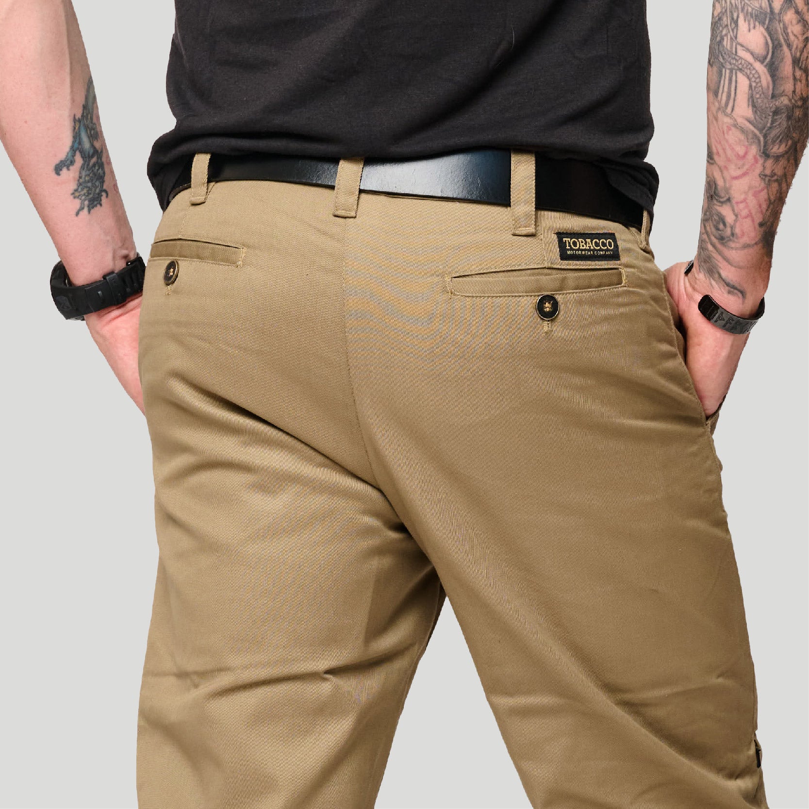 Tobacco Chinos Riding Pants - Tan – Tobacco Motorwear