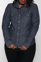 Riveter Riding Shirt - Indigo Chambray