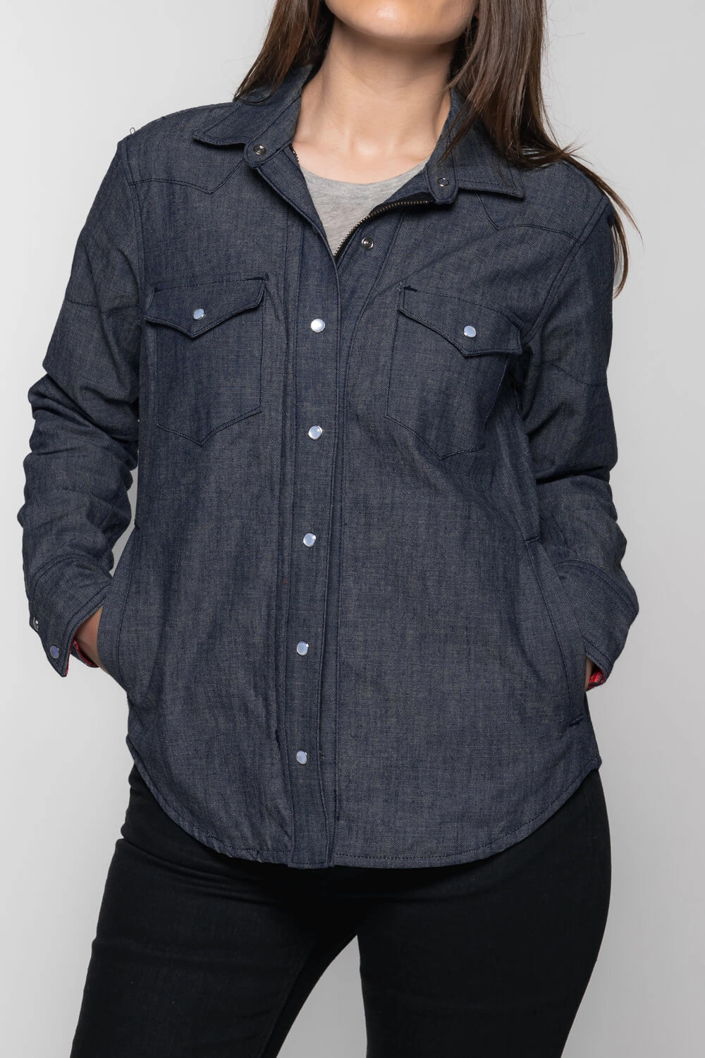 Riveter Riding Shirt - Indigo Chambray