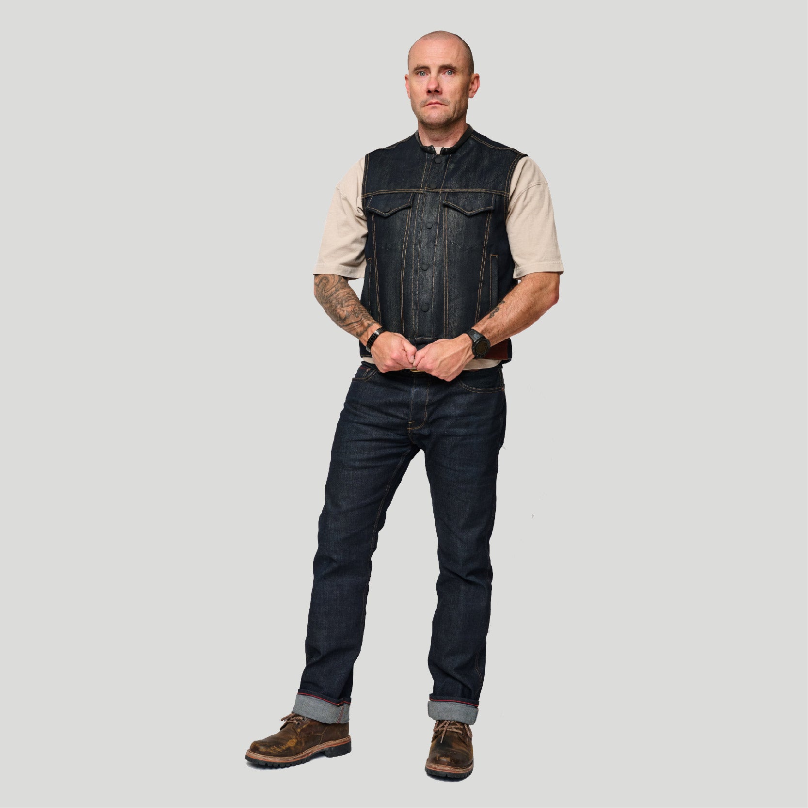 ジャケット・アウター Tenderloin T-NRA Vest TENDERLOIN - TENDERLOIN テンダーロイン ベスト サイズ:38(S