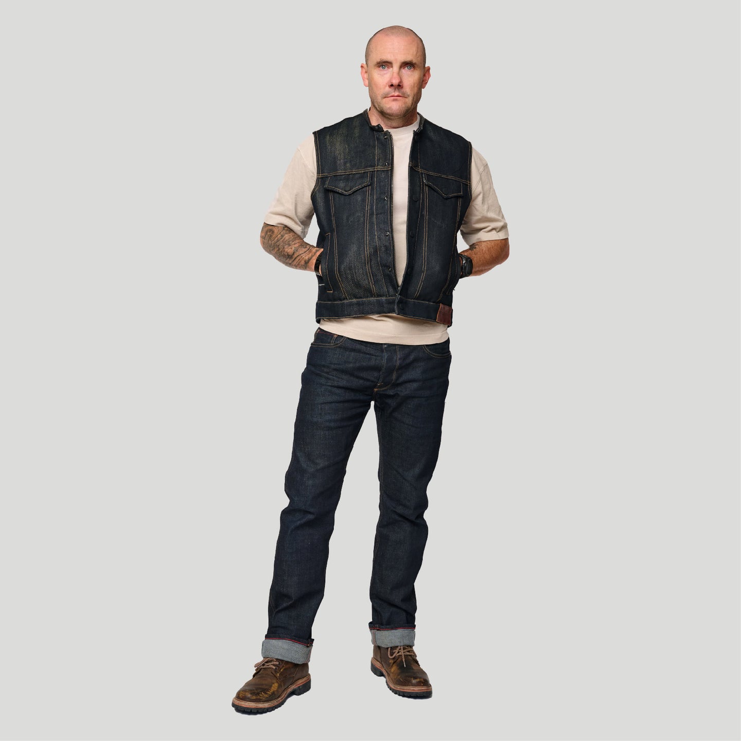 Dark Horse Vest - Indigo