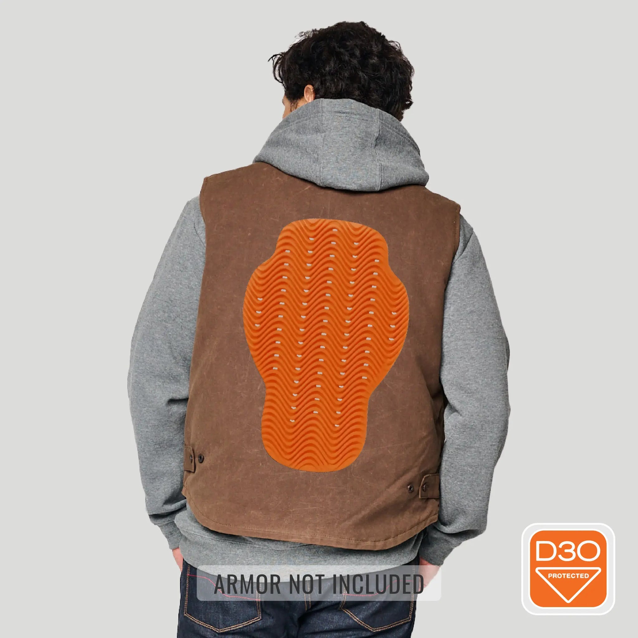 Tobacco Motorwear - The Wasteland Brown Armored Motorcycle Vest