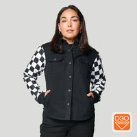 Checkmate Racer Riding Shirt - Carbon