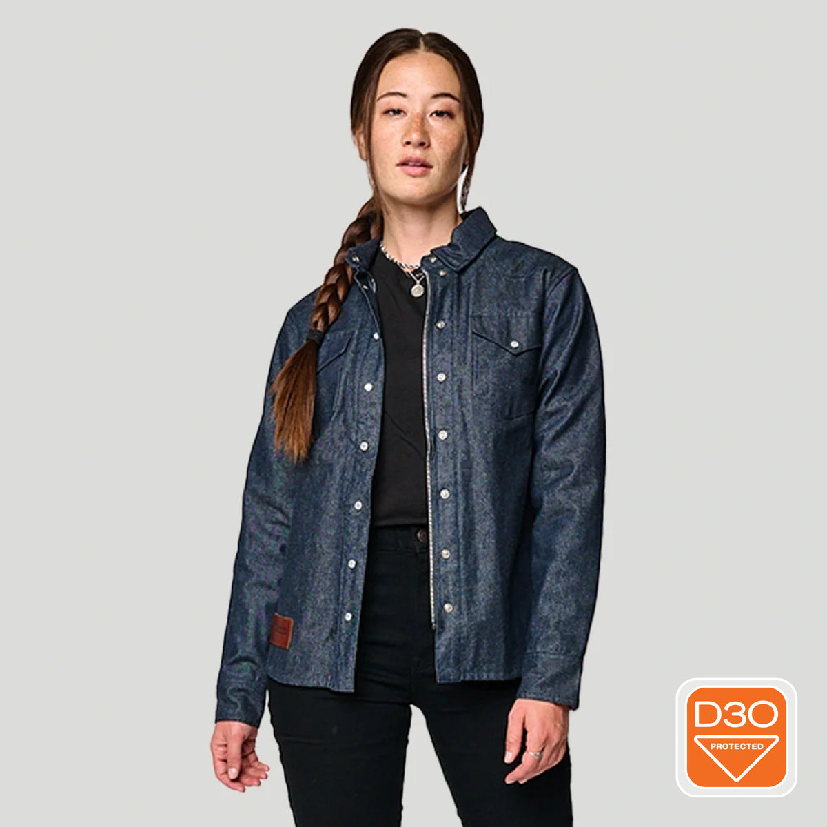 Riveter Riding Shirt - Indigo Chambray