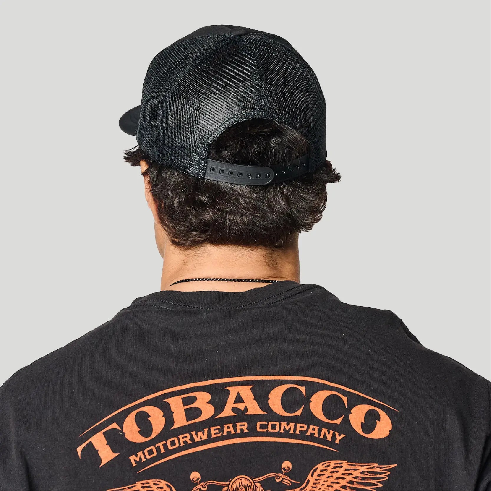 Tobacco Trademark Trucker Hat - Black