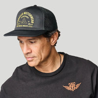 Tobacco Trademark Trucker Hat - Black